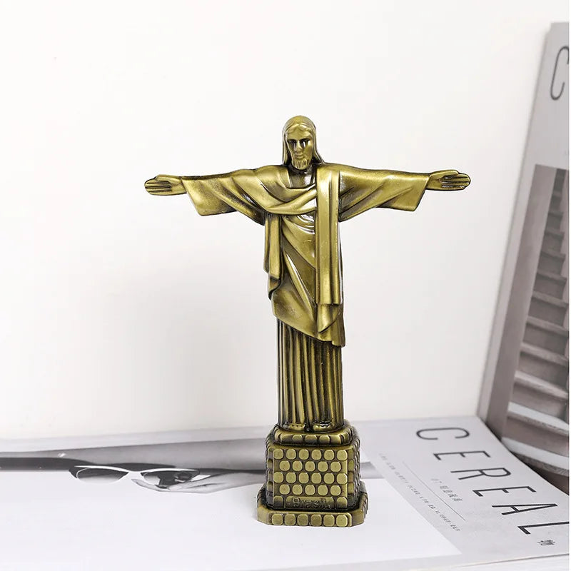 Christ the Redeemer Metal Statue