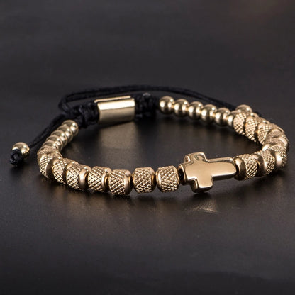 Faith Armor™ Black Steel Bracelet Set