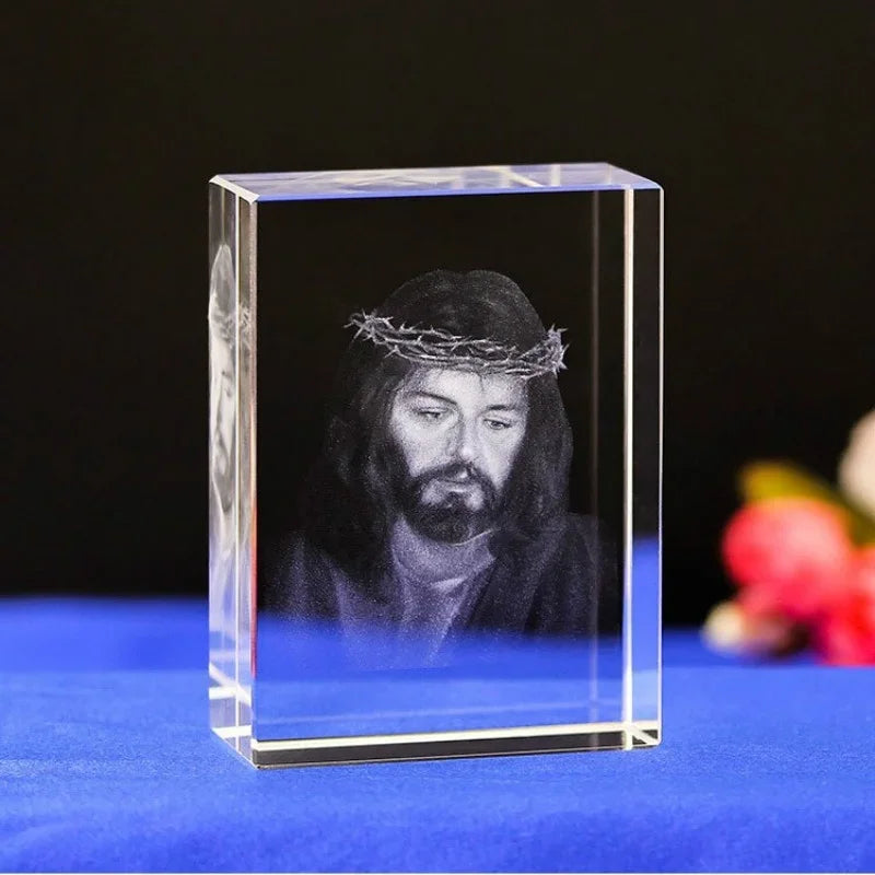 Handmade Jesus Themed 3D Mini Ornaments Crafted by Divineabove™