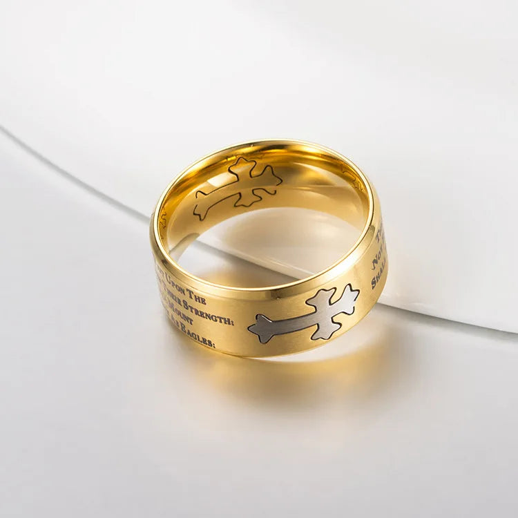 Isaiah Cross Ring – “Renew Their Strength”