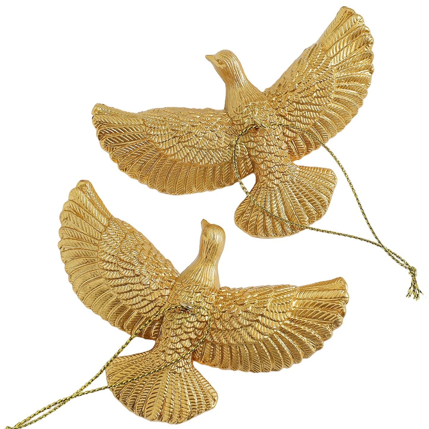 Holy Spirit Peace Dove Ornaments – Set of 2