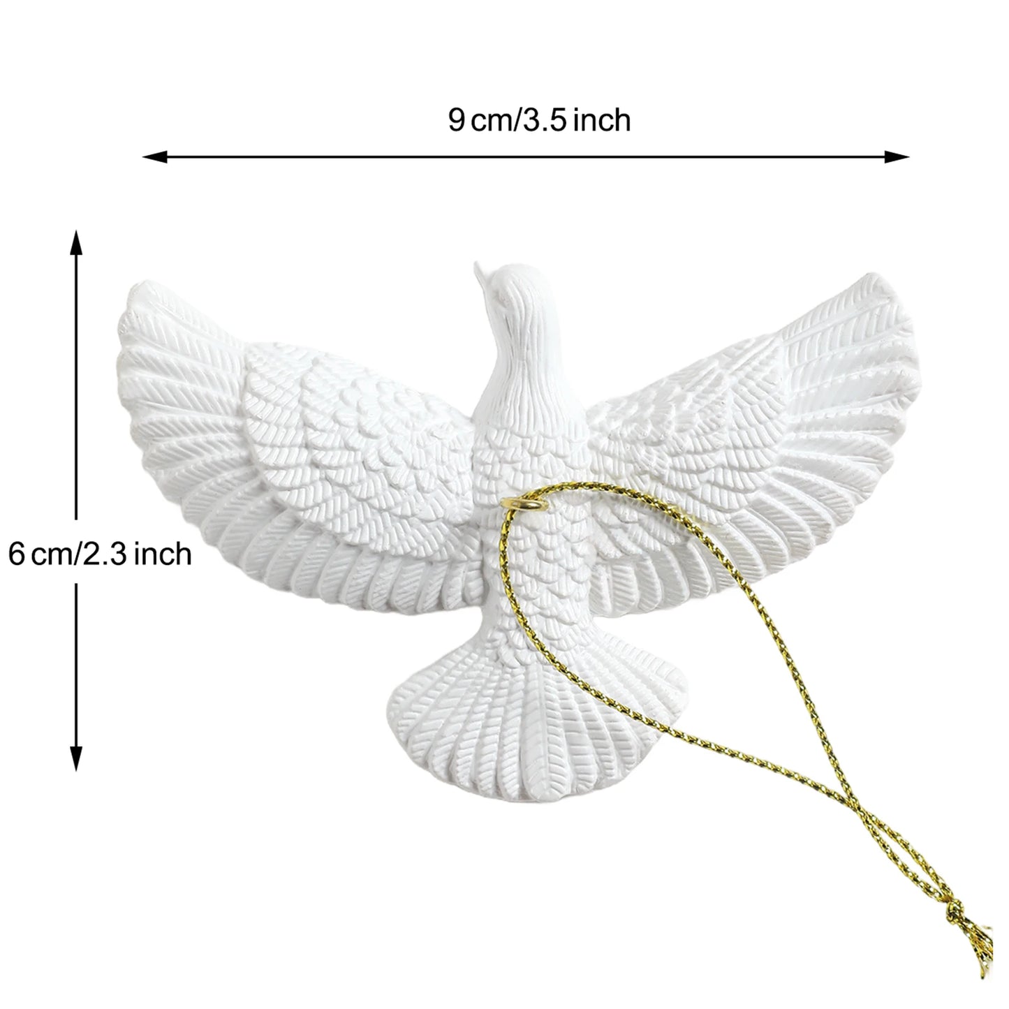 Holy Spirit Peace Dove Ornaments – Set of 2