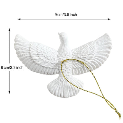 Holy Spirit Peace Dove Ornaments – Set of 2