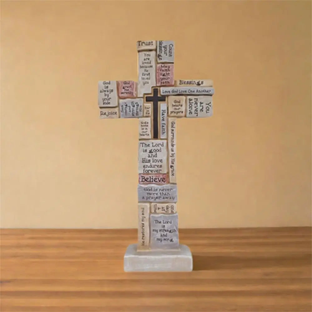 "Faith" Handmade Cross Statue by Divineabove™