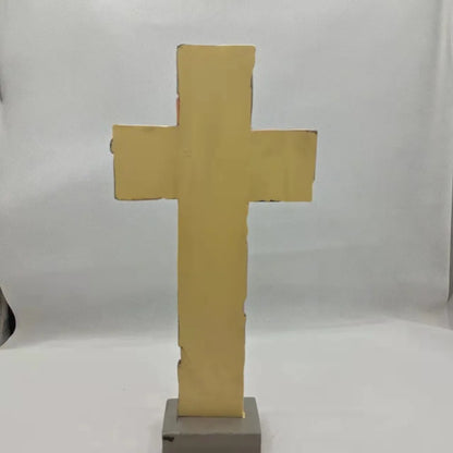 "Faith" Handmade Cross Statue by Divineabove™