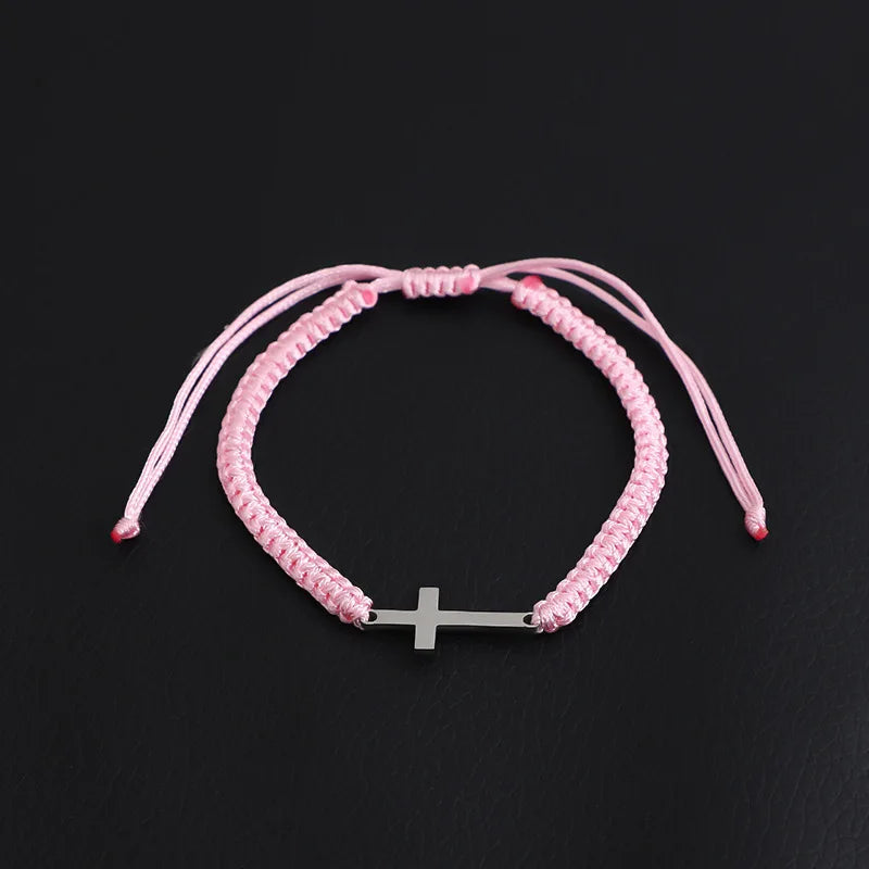 FaithLine™ Handwoven Cross Bracelet