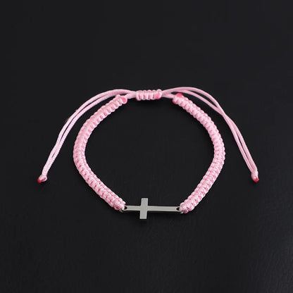 FaithLine™ Handwoven Cross Bracelet