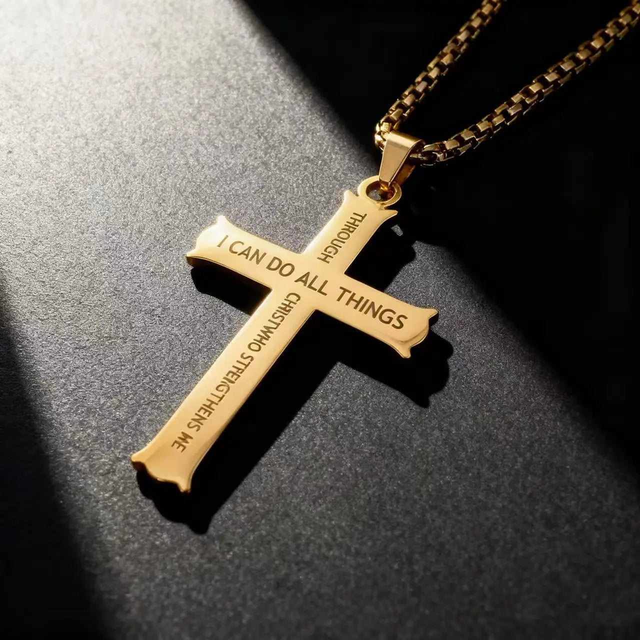Enduring Faith Cross Pendant
