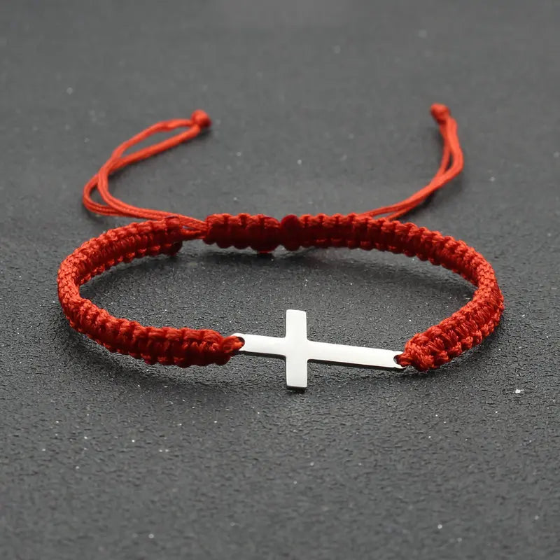 FaithLine™ Handwoven Cross Bracelet