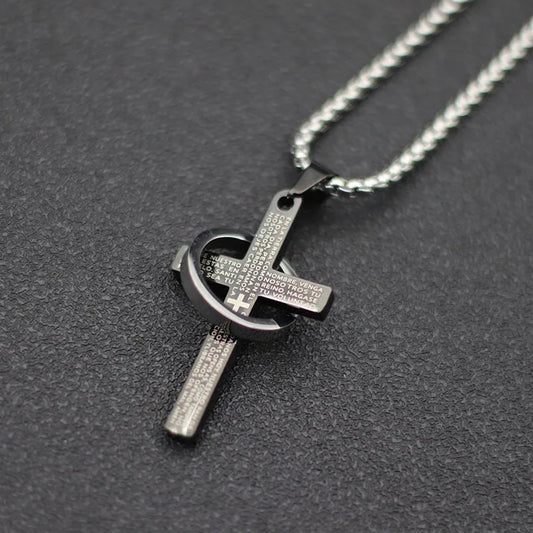 Eternal Faith™ Cross Necklace – Ring & Cross Design