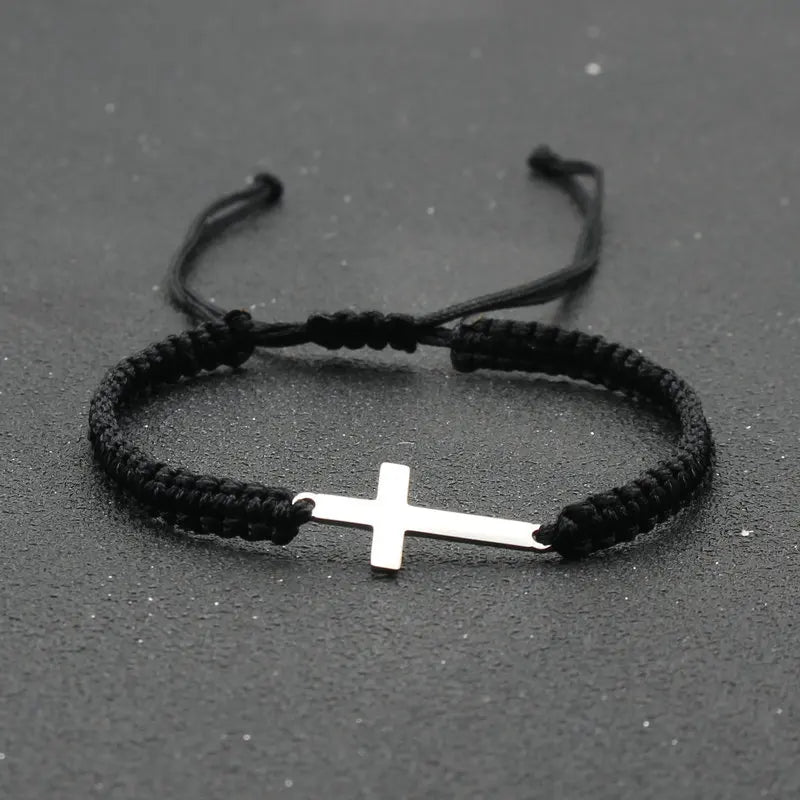 FaithLine™ Handwoven Cross Bracelet
