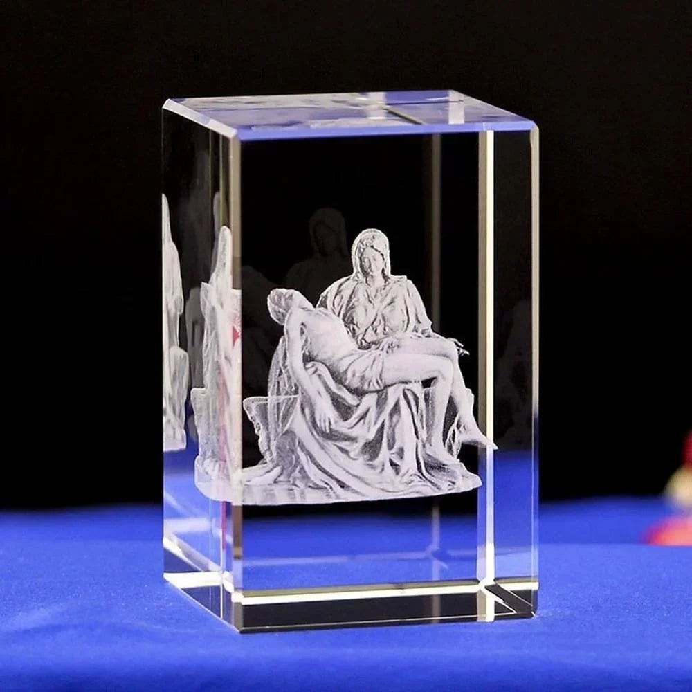Handmade Jesus Themed 3D Mini Ornaments Crafted by Divineabove™