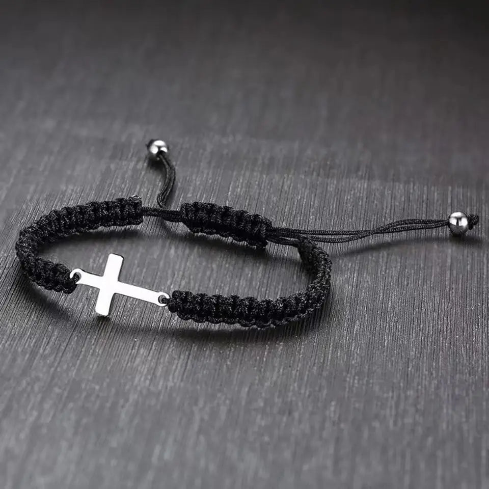 FaithLine™ Handwoven Cross Bracelet