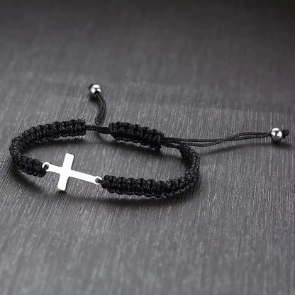 FaithLine™ Handwoven Cross Bracelet
