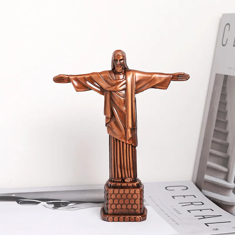 Christ the Redeemer Metal Statue