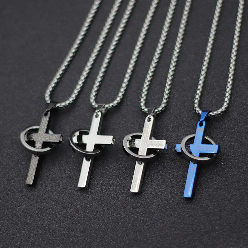 Eternal Faith™ Cross Necklace – Ring & Cross Design