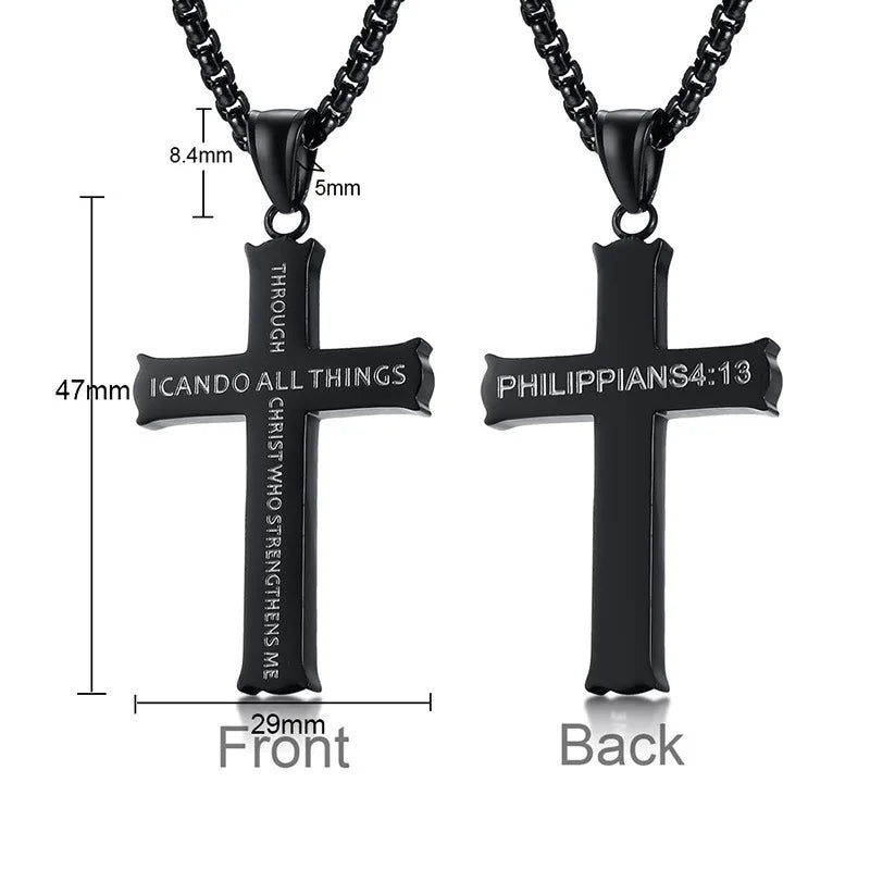 Enduring Faith Cross Pendant