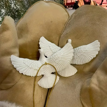Holy Spirit Peace Dove Ornaments – Set of 2