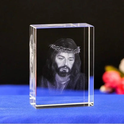 Handmade Jesus Themed 3D Mini Ornaments Crafted by Divineabove™