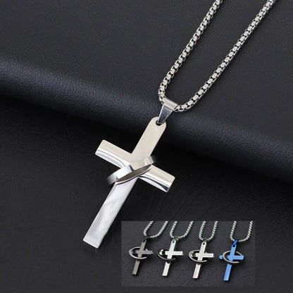Eternal Faith™ Cross Necklace – Ring & Cross Design